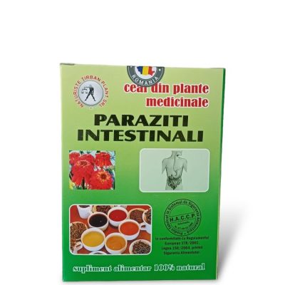 Ceai: Paraziti intestinali, Giardia, Oxiuri, Limbrici, Tenie